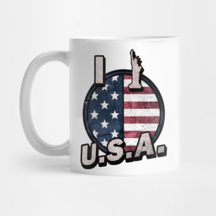 I LOVE USA Mug